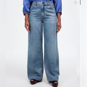 Madewell NWT Wide Leg Denim